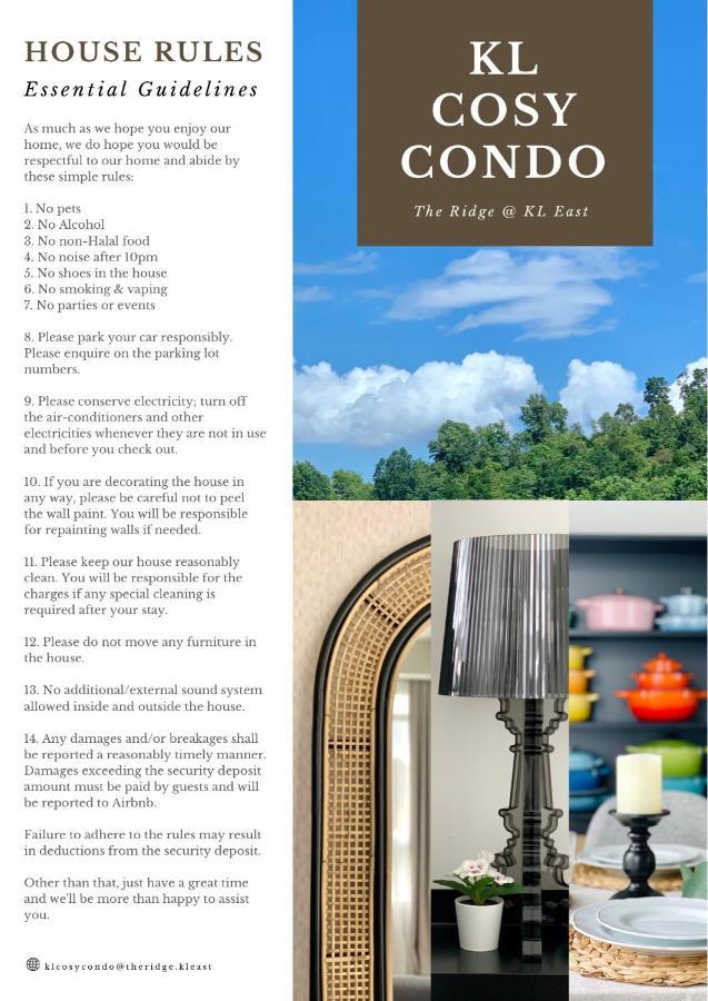 Kl Cosy - New Stylish Above Kl East Mall *